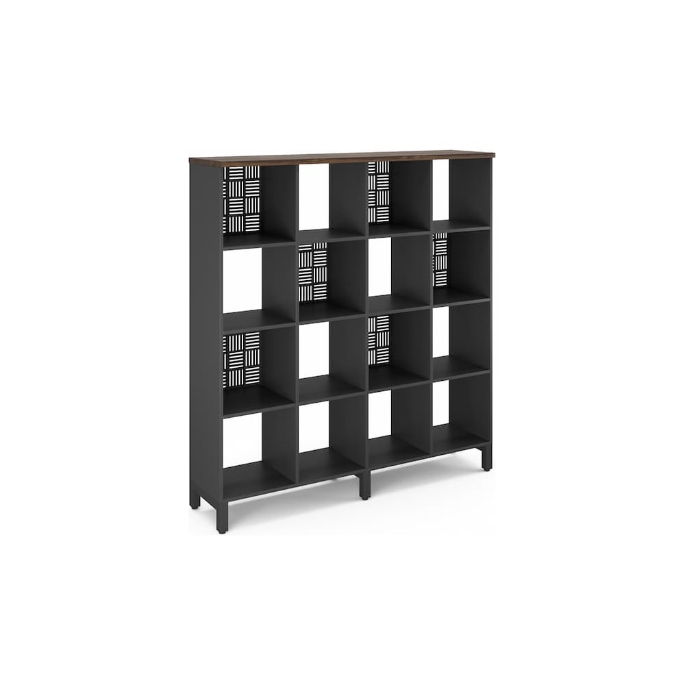 Стеллажная система Kobor SQ-4X4 black/charlston 220432