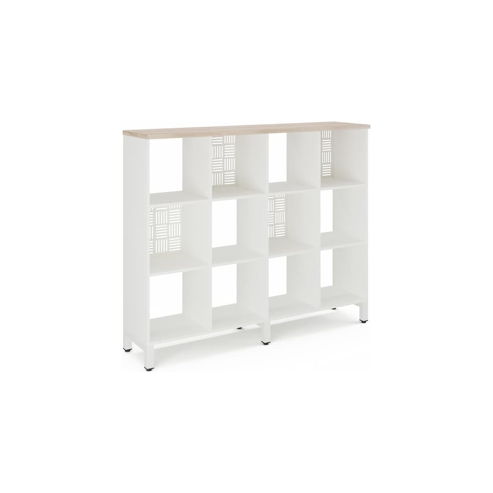 Стеллажная система Kobor SQ-3Х4 white/natural 220405