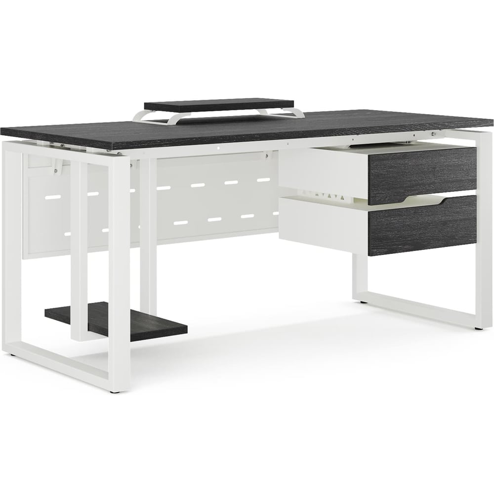 Стол компьютерный Kobor KO1-80/60 white/wood 253267