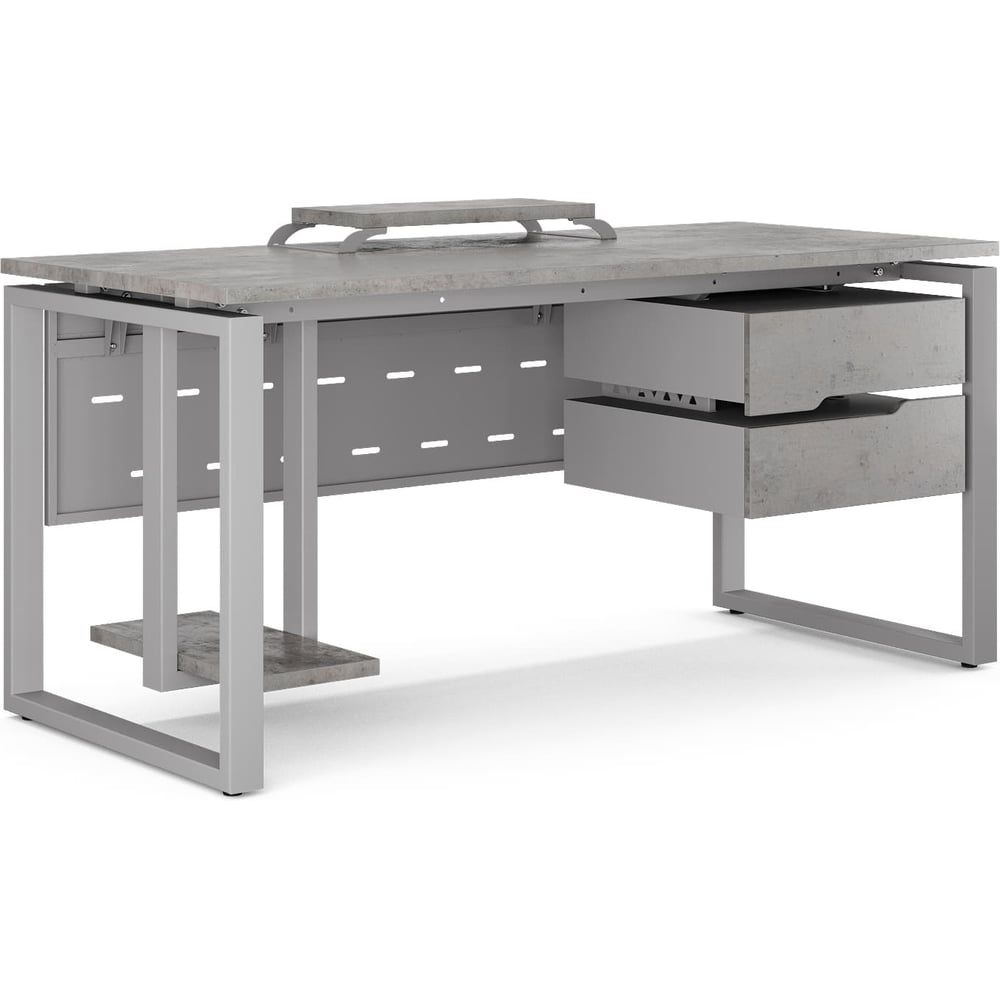 Стол компьютерный Kobor KO1-80/70 aluminum/chicago 253149