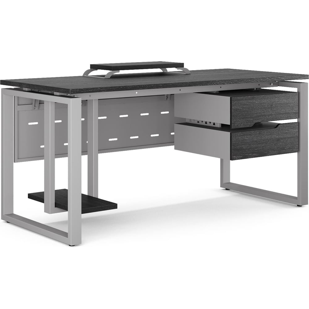 Стол компьютерный Kobor KO1-80/60 aluminum/wood 253163