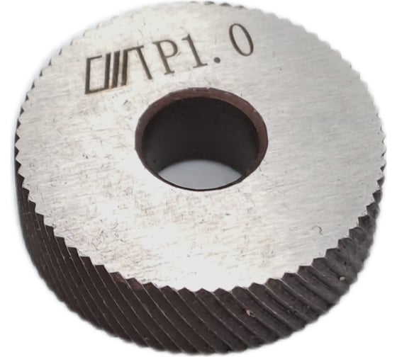 Изображение товара Ролик накатка 25 мм, ширина 8 мм, шаг 1.0 мм, посадочное отверстие 8 мм, 25x8х8 мм, левый TORNERI 041809