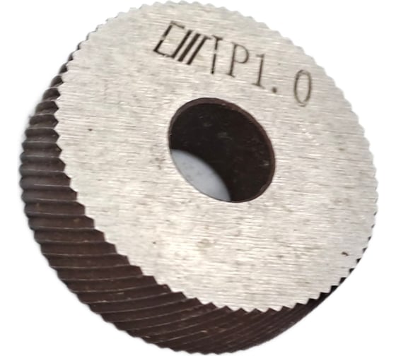 Изображение товара Ролик накатка 25 мм, ширина 8 мм, шаг 1.0 мм, посадочное отверстие 8 мм, 25x8х8 мм, правый TORNERI 041804