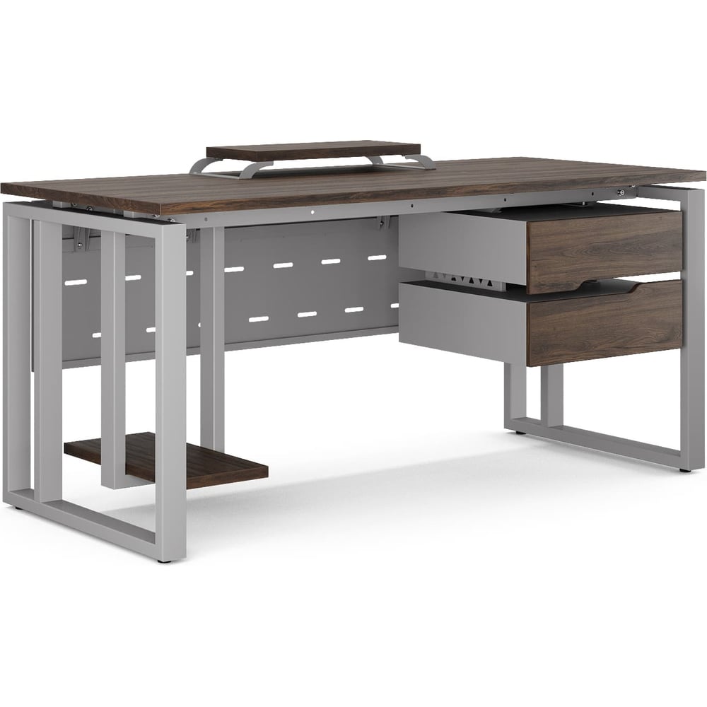 Изображение товара Стол компьютерный Kobor KO2-140/70 aluminum/charlston 253631 Изображение товара Стол компьютерный Kobor KO2-140/70 aluminum/charlston 253631