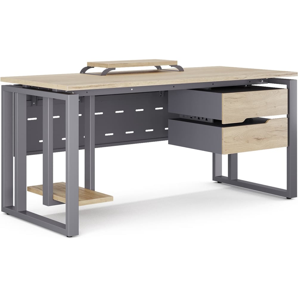 Изображение товара Стол компьютерный Kobor KO2-140/70 graphite/natural 253506