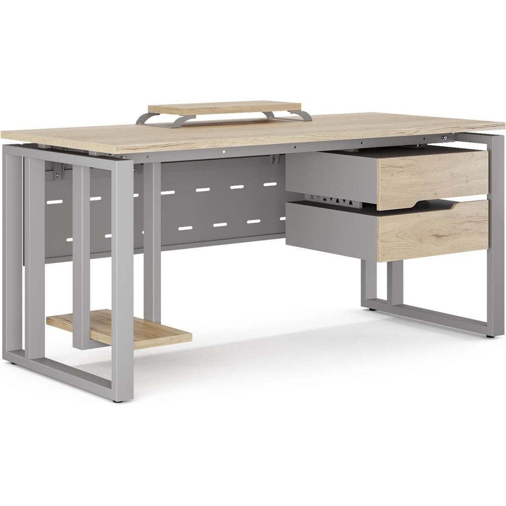 Изображение товара Стол компьютерный Kobor KO2-140/80 aluminum/natural 253617