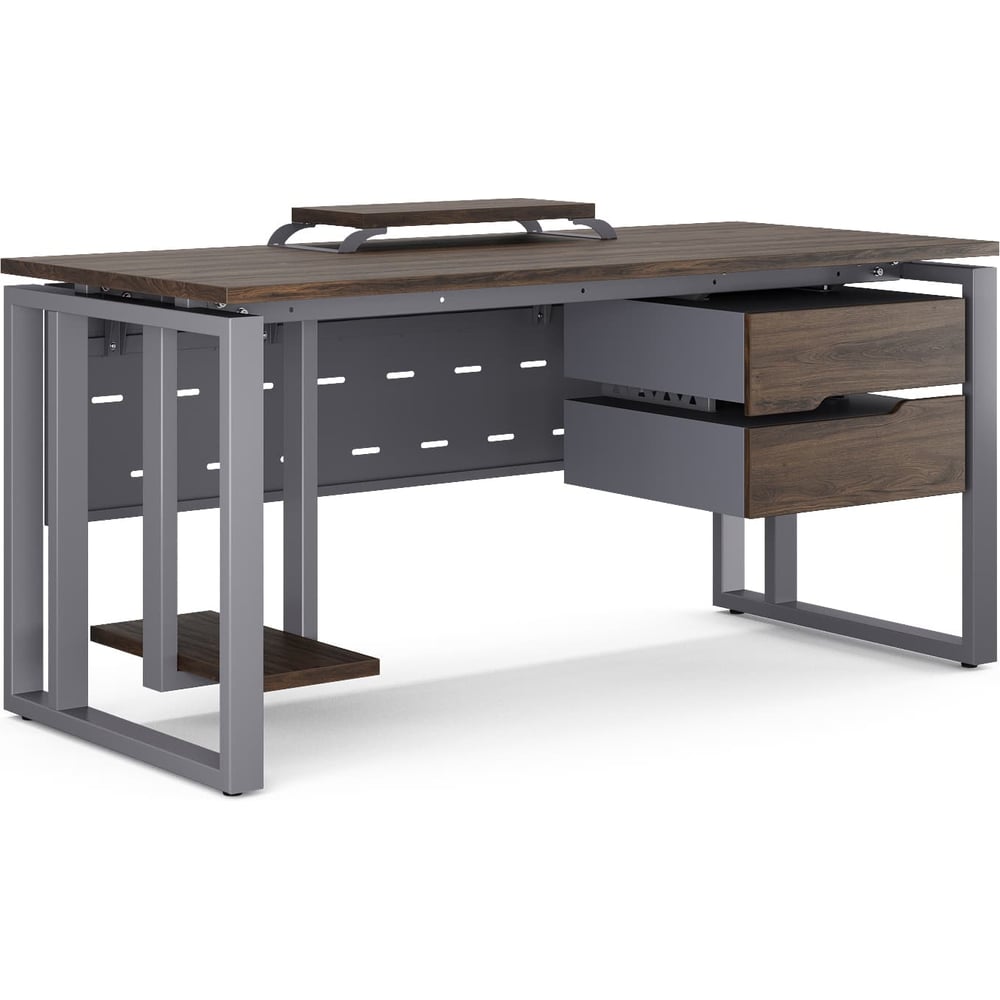Изображение товара Стол компьютерный Kobor KO2-180/80 graphite/charlston 253536 Изображение товара Стол компьютерный Kobor KO2-180/80 graphite/charlston 253536