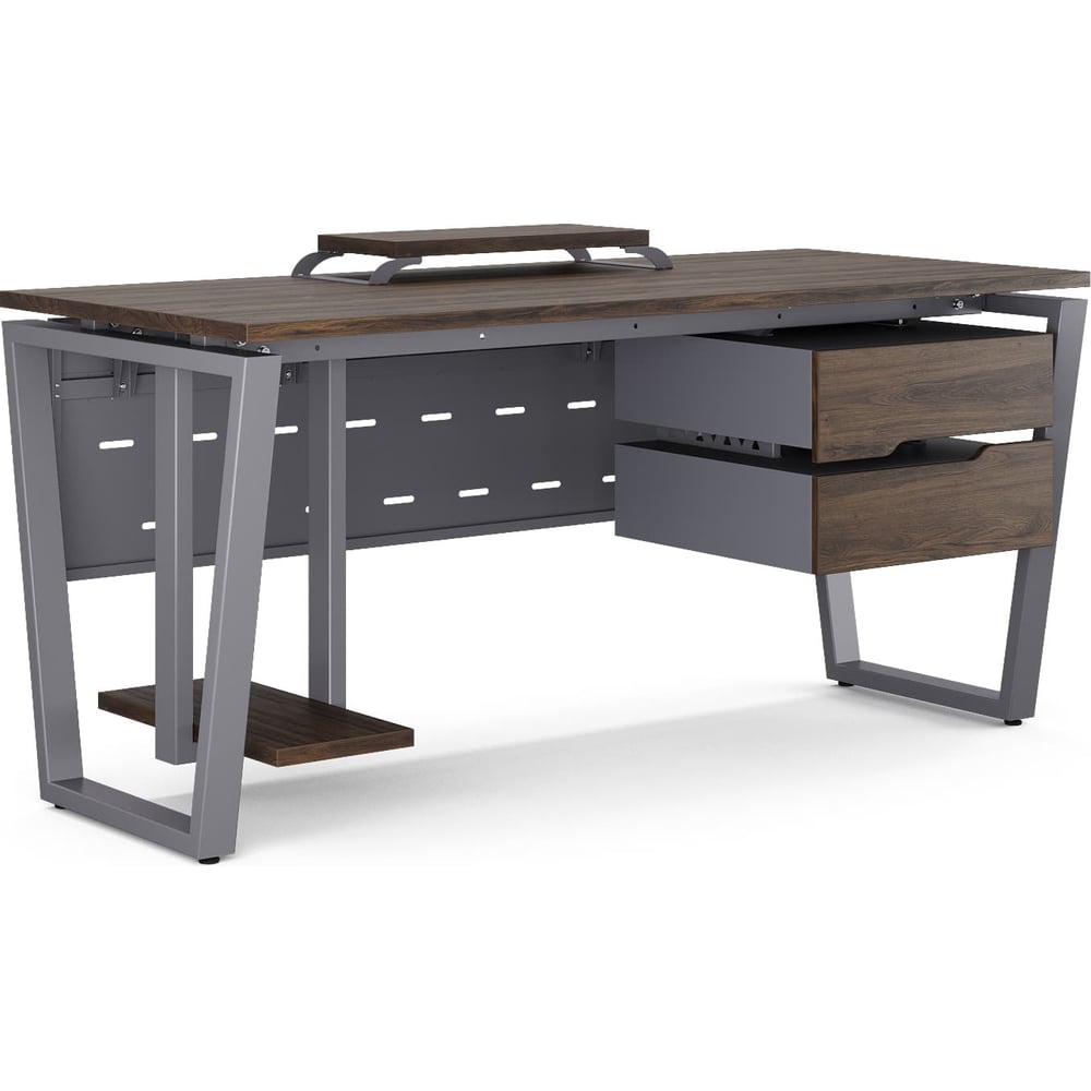 Изображение товара Стол компьютерный Kobor KOTR-140/70 graphite/charlston 254359 Изображение товара Стол компьютерный Kobor KOTR-140/70 graphite/charlston 254359