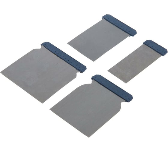 Изображение товара Набор шпателей ТУНДРА, "японские", металлические, 50-80-100-120 мм, 4 шт. 1818301