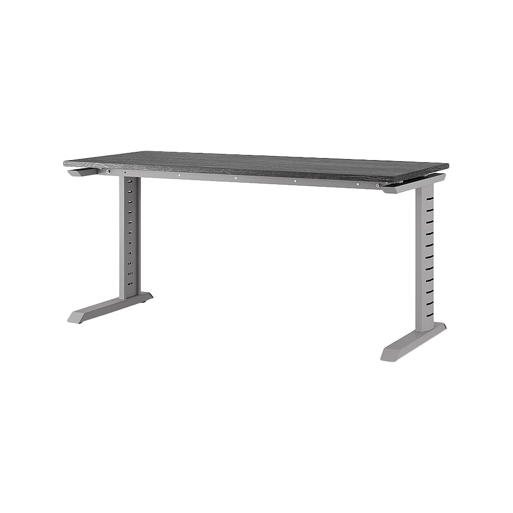 Стол офисный Kobor L2-160/80 aluminum/wood 212349