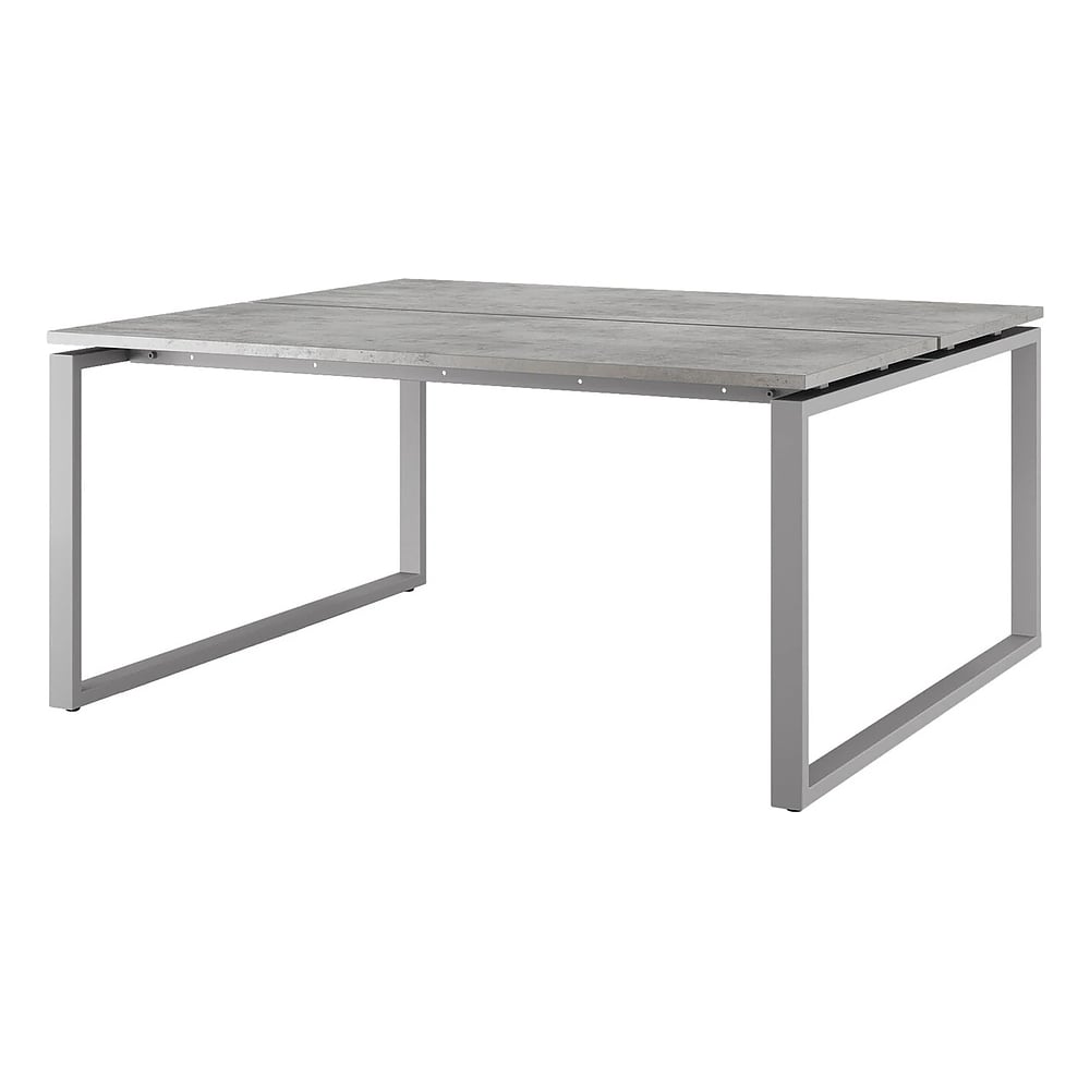 Стол офисный Kobor O1/2-180/160 aluminum/chicago 216905