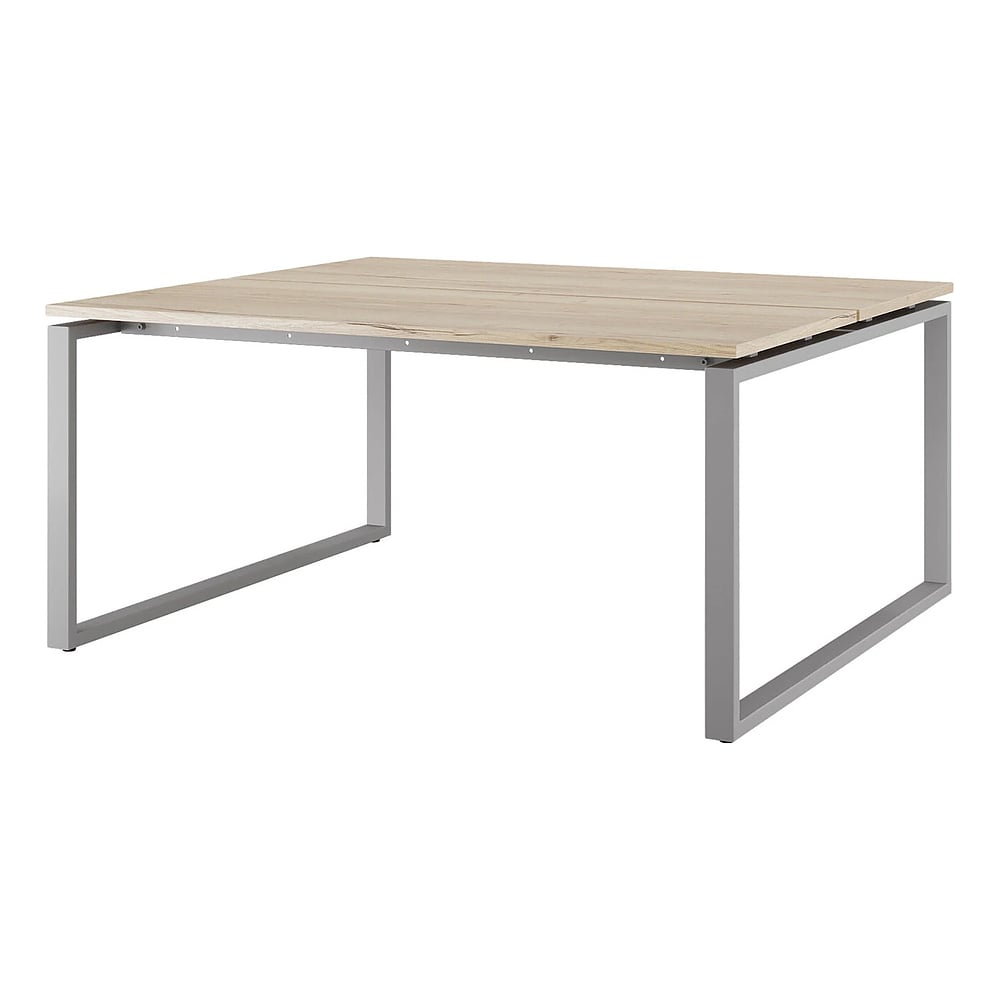 Стол офисный Kobor O1/2-180/160 aluminum/natural 216947