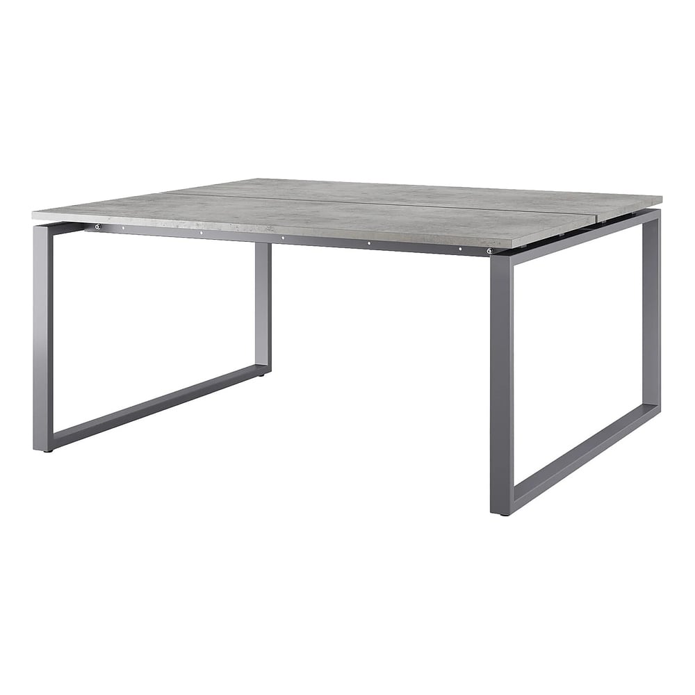 Стол офисный Kobor O1/2-180/160 graphite/chicago 216801