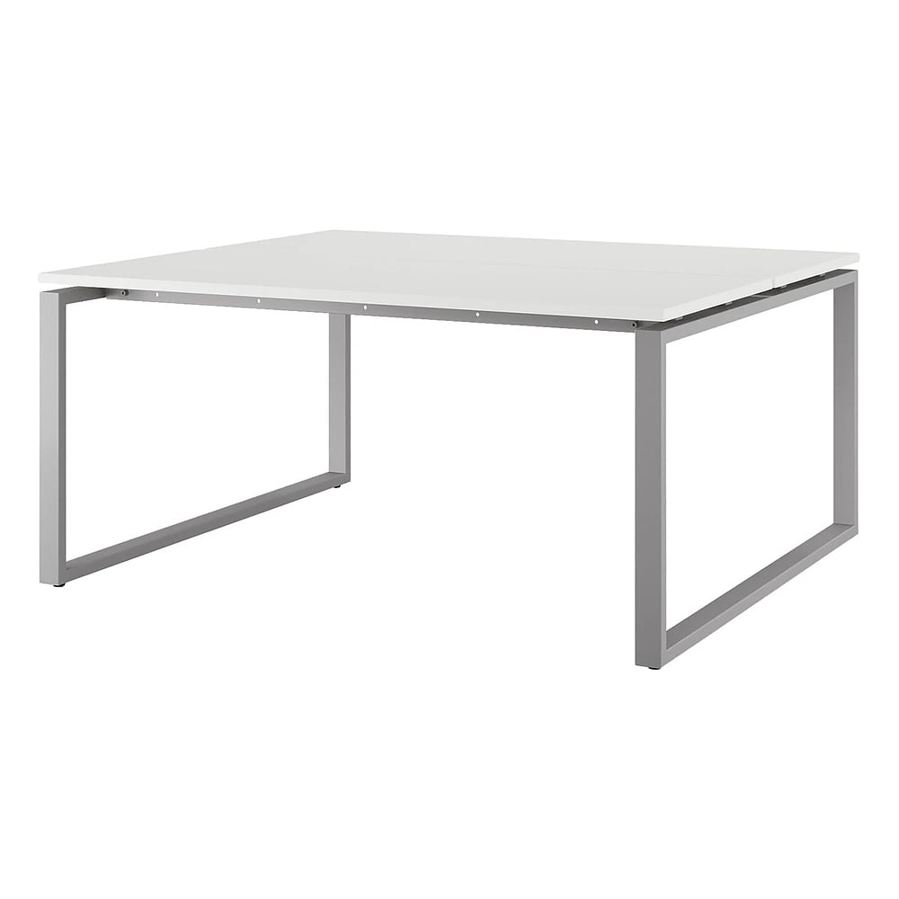 Стол офисный Kobor O1/2-160/120 aluminum/premium 216869