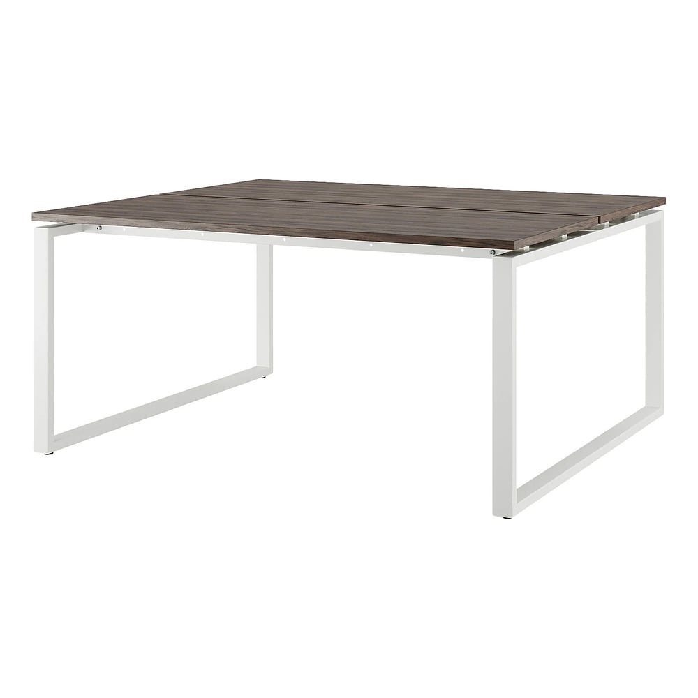 Стол офисный Kobor O1/2-180/120 white/charlston 217058