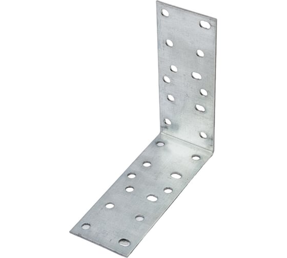 Изображение товара Крепежный равносторонний уголок РемоКолор KUR 2 мм, 100x100x40 мм 710-2104