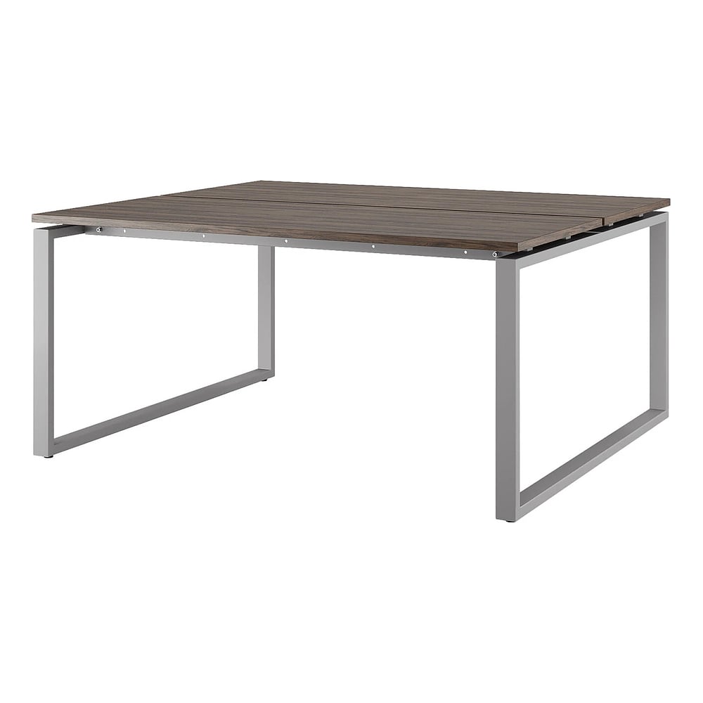 Стол офисный Kobor O1/2-180/160 aluminum/charlston 216968