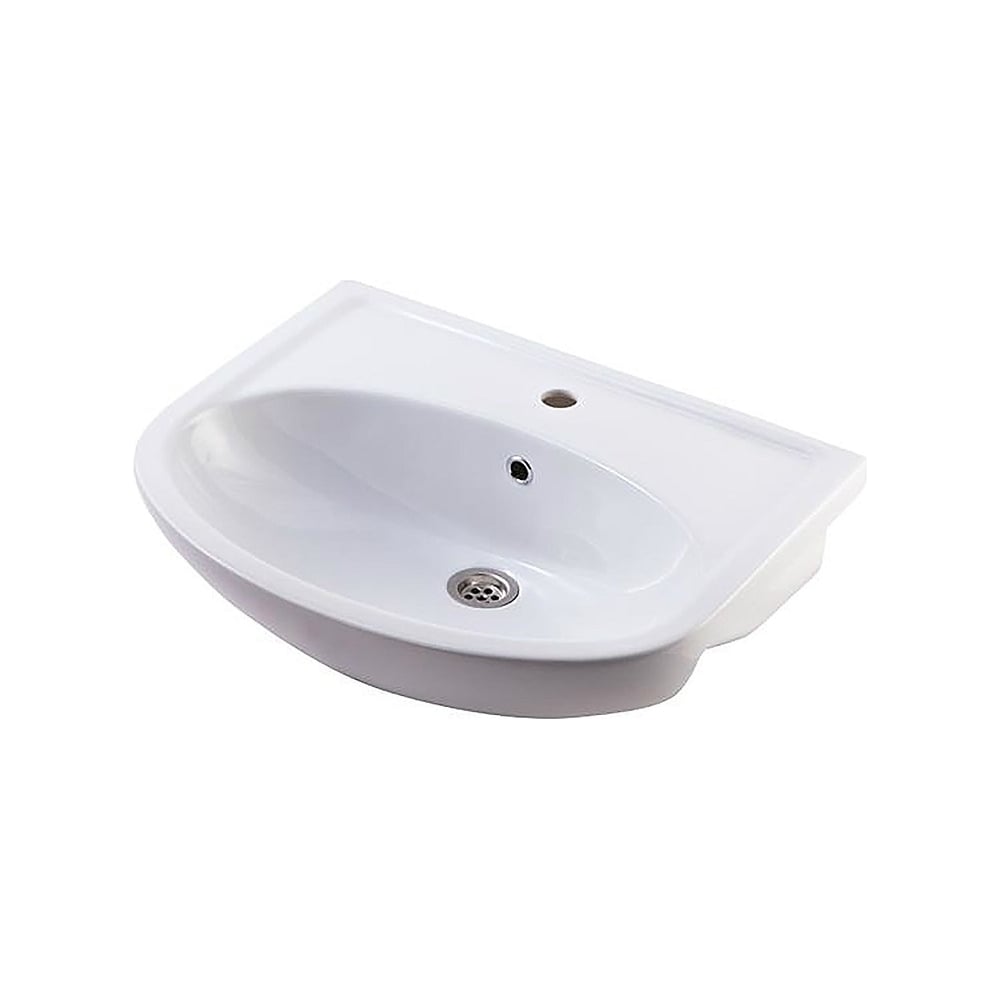 Изображение товара Мебельный умывальник DORATIZ Уют 60 с переливом современный белый санфарфор