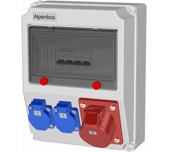 Изображение товара Щит с розетками настенный ALPENBOX РУСп 0010012