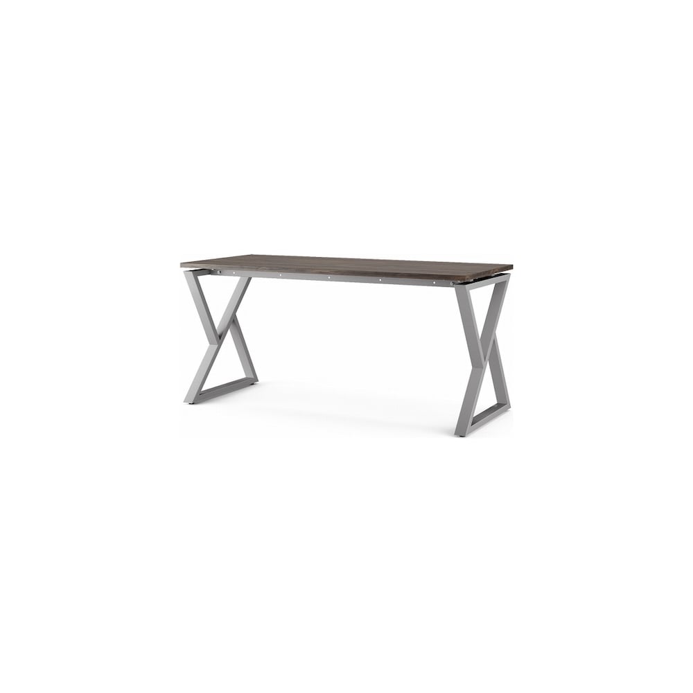 Стол офисный Kobor W-160/80 aluminum/charlston 211559