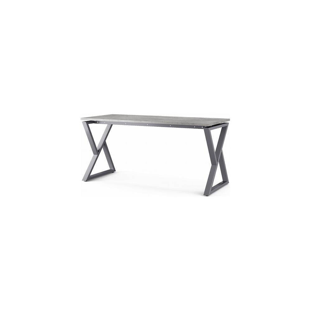 Стол офисный Kobor W-120/60 graphite/chicago 211376