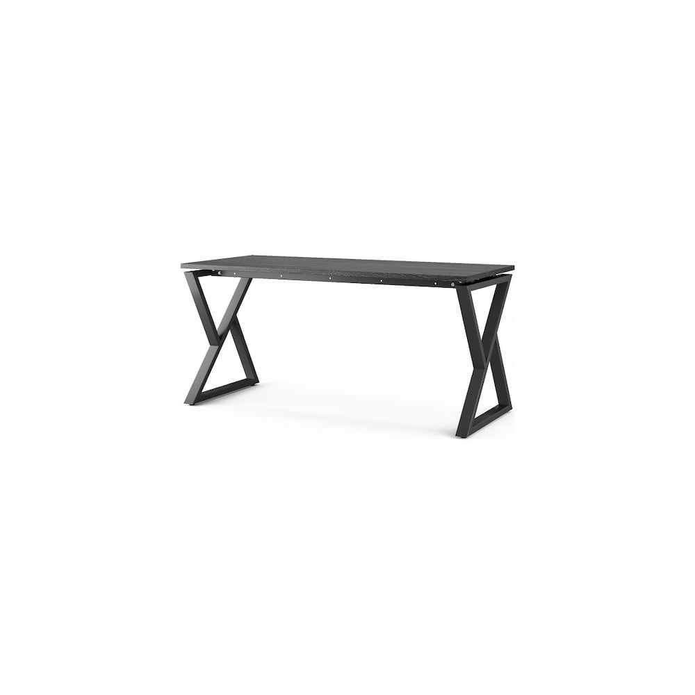 Стол офисный Kobor W-160/80 black/wood 211309