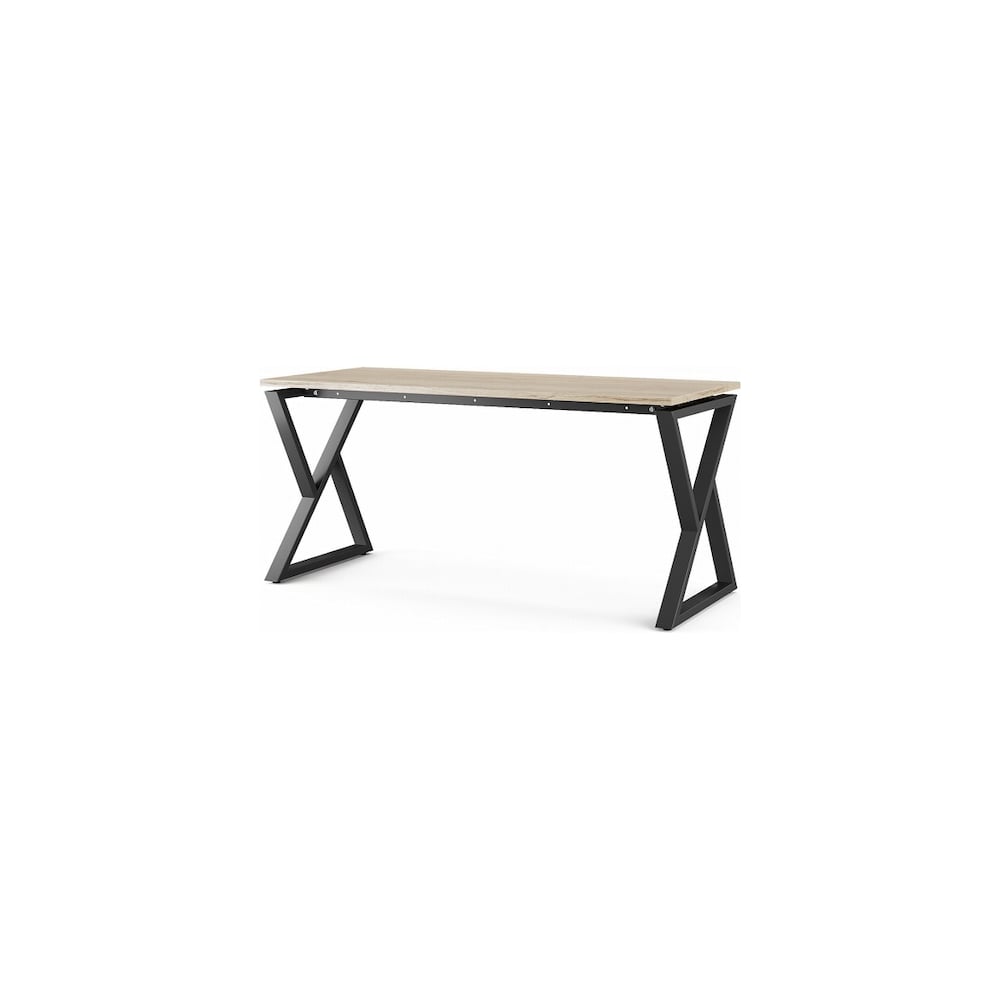 Стол офисный Kobor W-140/60 black/natural 211315