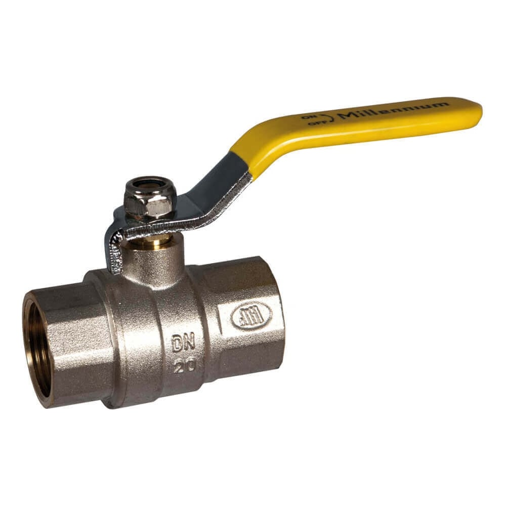 Кран шаровой Millennium ГАЗ 3/4" Внтр.-Внтр. рукоятка УТ000010092