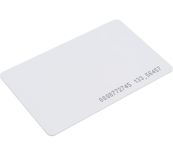 Изображение товара Карта доступа REXANT RFID ключ 125KHz формат EM-Marin 100 шт 46-0225
