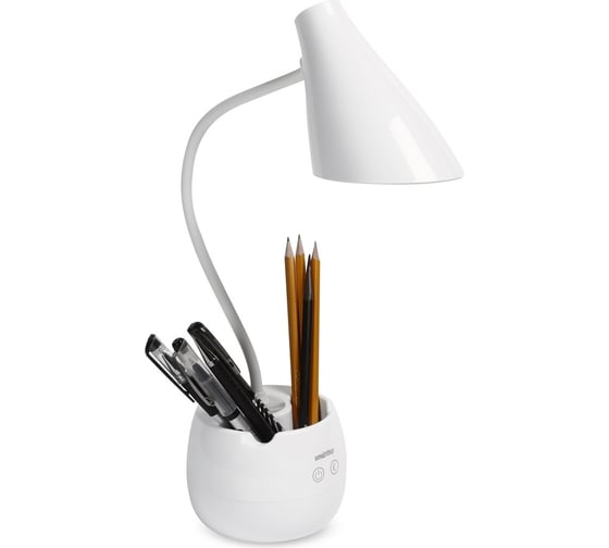 Изображение товара Светодиодный настольный светильник Smartbuy, 5 Вт, белый SBL-DL-5-alu-w