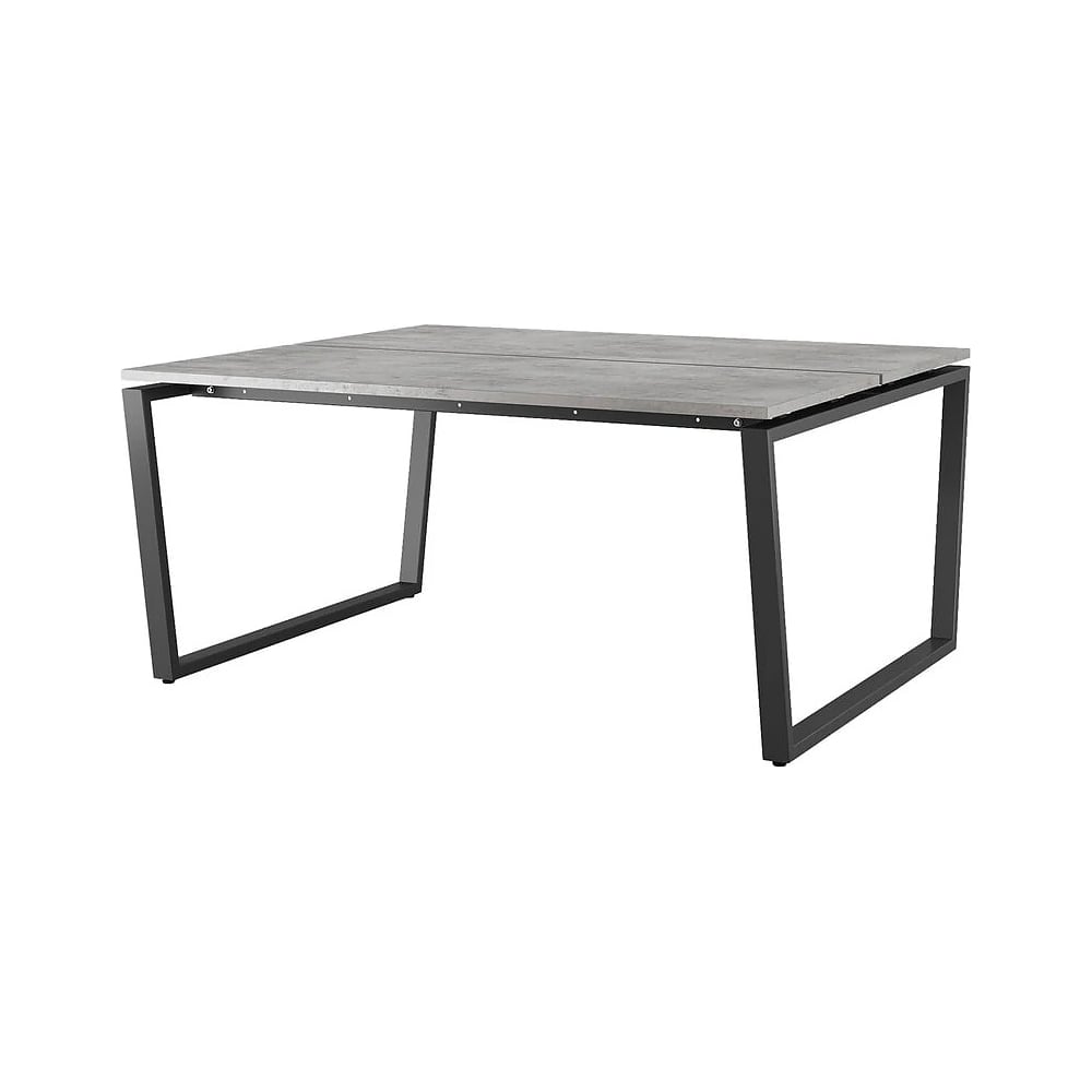 Стол офисный Kobor OTR/2-160/120 black/chicago 217514