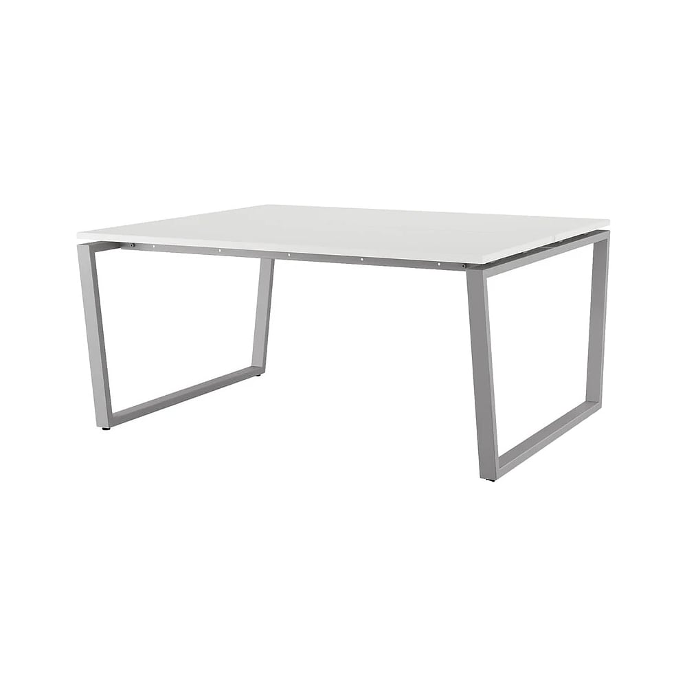 Стол офисный Kobor OTR/2-160/160 aluminum/premium 217715
