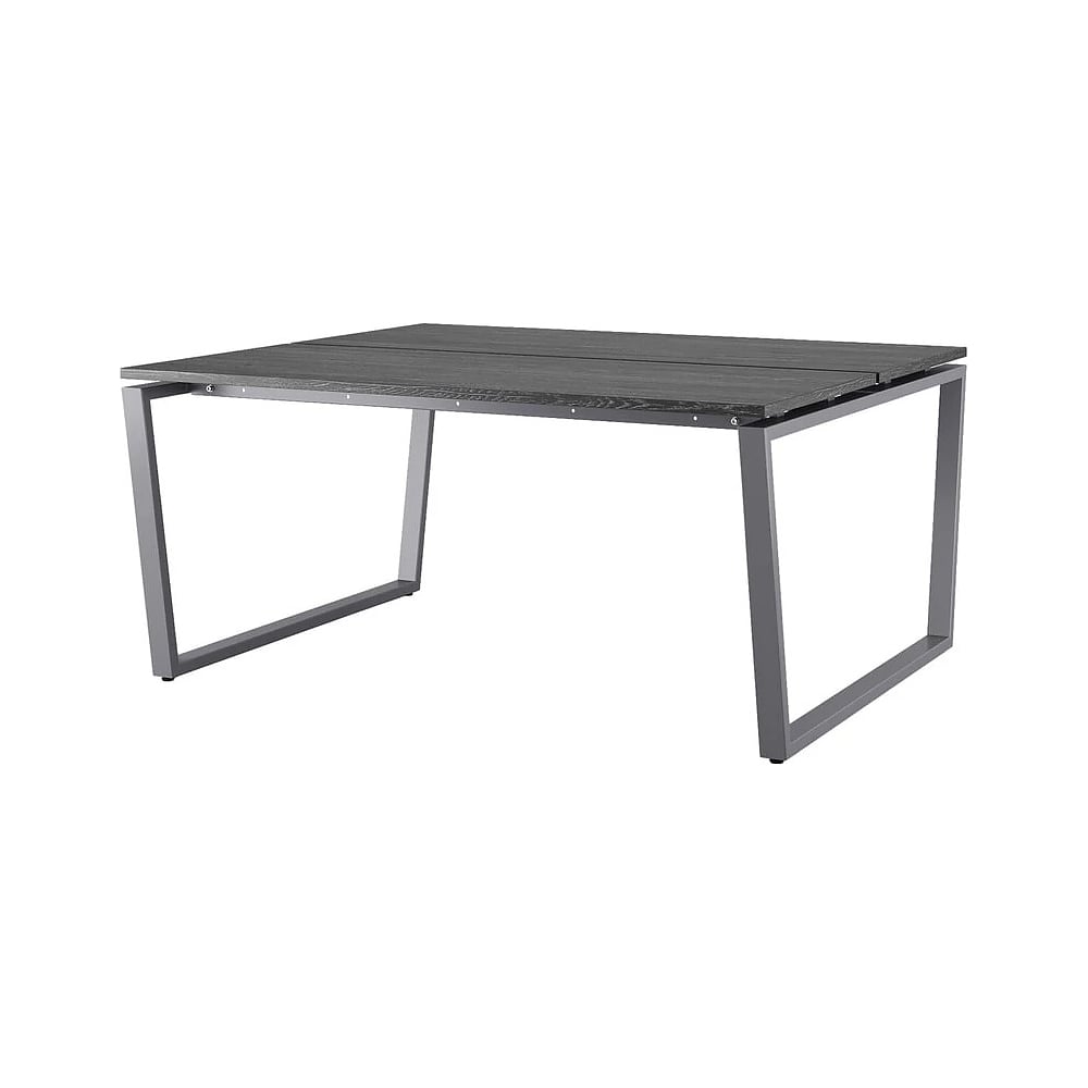 Стол офисный Kobor OTR/2-180/140 graphite/wood 217647