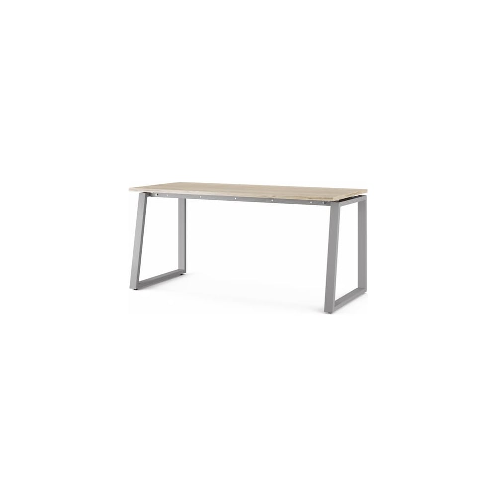 Стол офисный Kobor TS1-80/80 aluminum/natural 215278