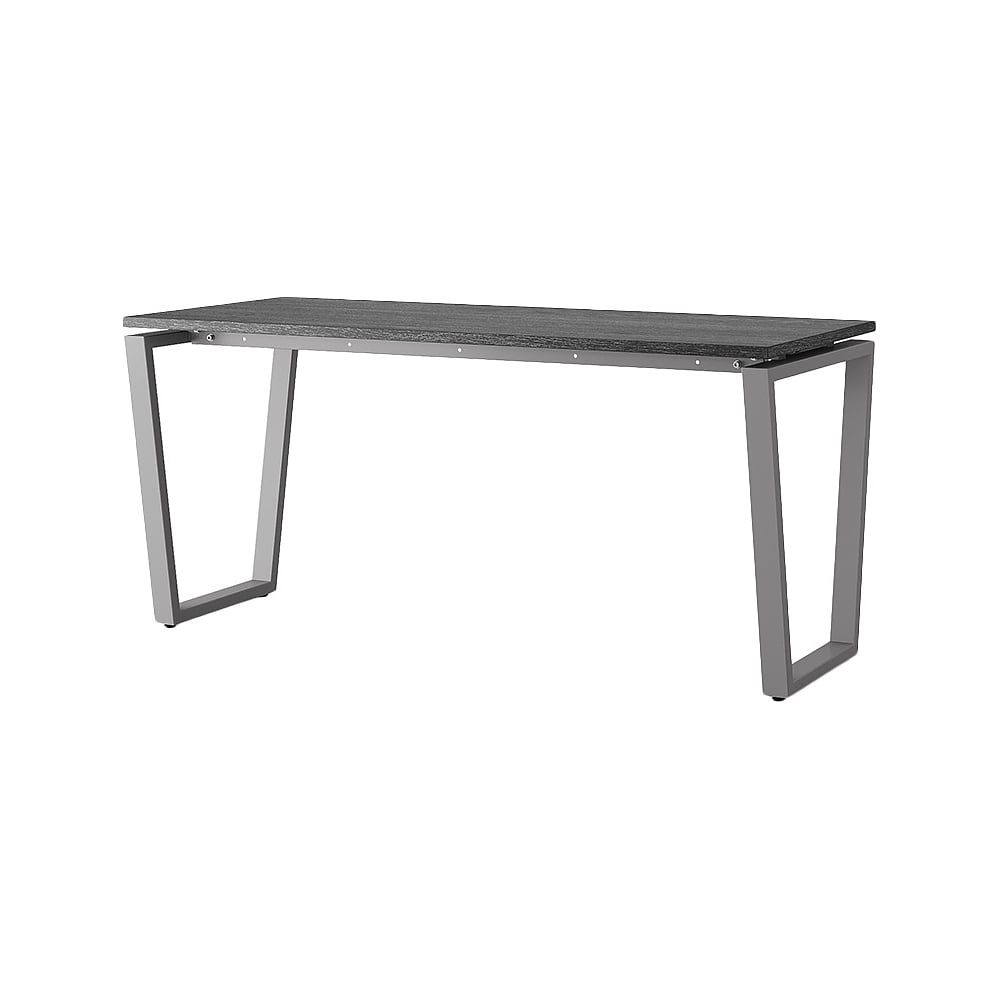 Стол офисный Kobor OTR-160/70 aluminum/wood 214422