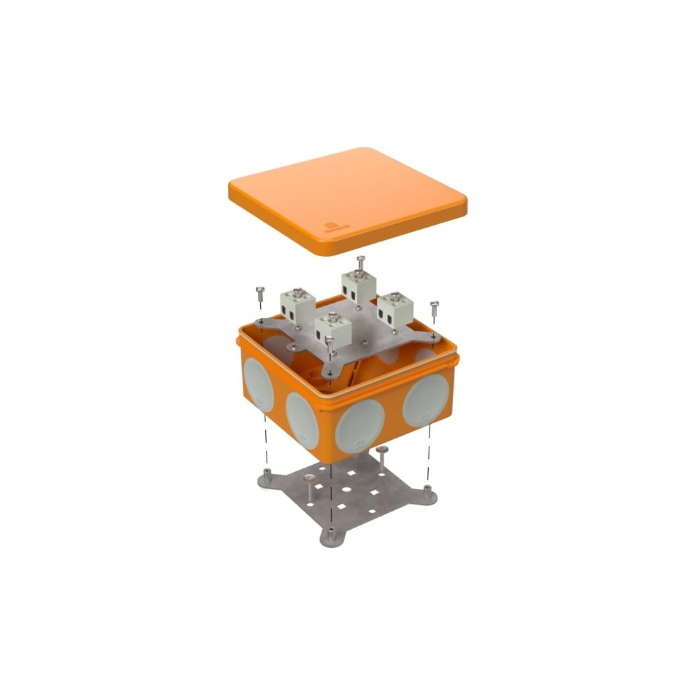 Изображение товара Огнестойкая коробка Промрукав для о/п двухкомпонентная Е15-Е120 100x100x50 60-0300-FR2.5-12