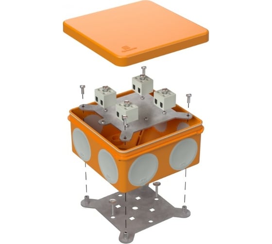 Изображение товара Огнестойкая коробка Промрукав для о/п двухкомпонентная Е15-Е120 100x100x50 60-0300-FR2.5-8
