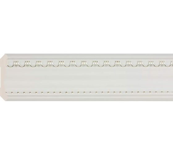 Изображение товара Карниз Cosca Decor 80 мм, интерьерный багет, слоновая кость СПБ029377