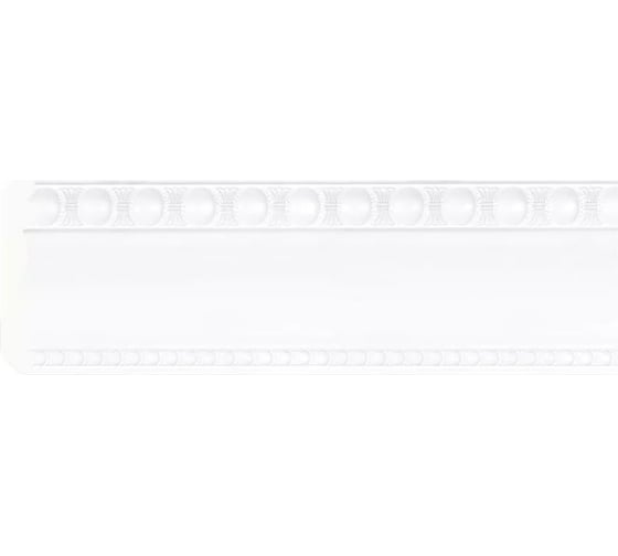 Изображение товара Карниз Cosca Decor 80 мм, интерьерный багет, белый матовый СПБ048162