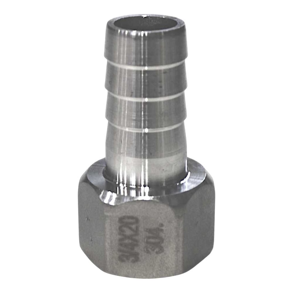 Изображение товара Штуцер елочка нержавеющий ВР, AISI304 DN20 x 20mm (3/4 x 20mm), (CF8), PN16 набор 2 шт NEWKEY NAB2-NK-FMN20x20/4 Изображение товара Штуцер елочка нержавеющий ВР, AISI304 DN20 x 20mm (3/4 x 20mm), (CF8), PN16 набор 2 шт NEWKEY NAB2-NK-FMN20x20/4