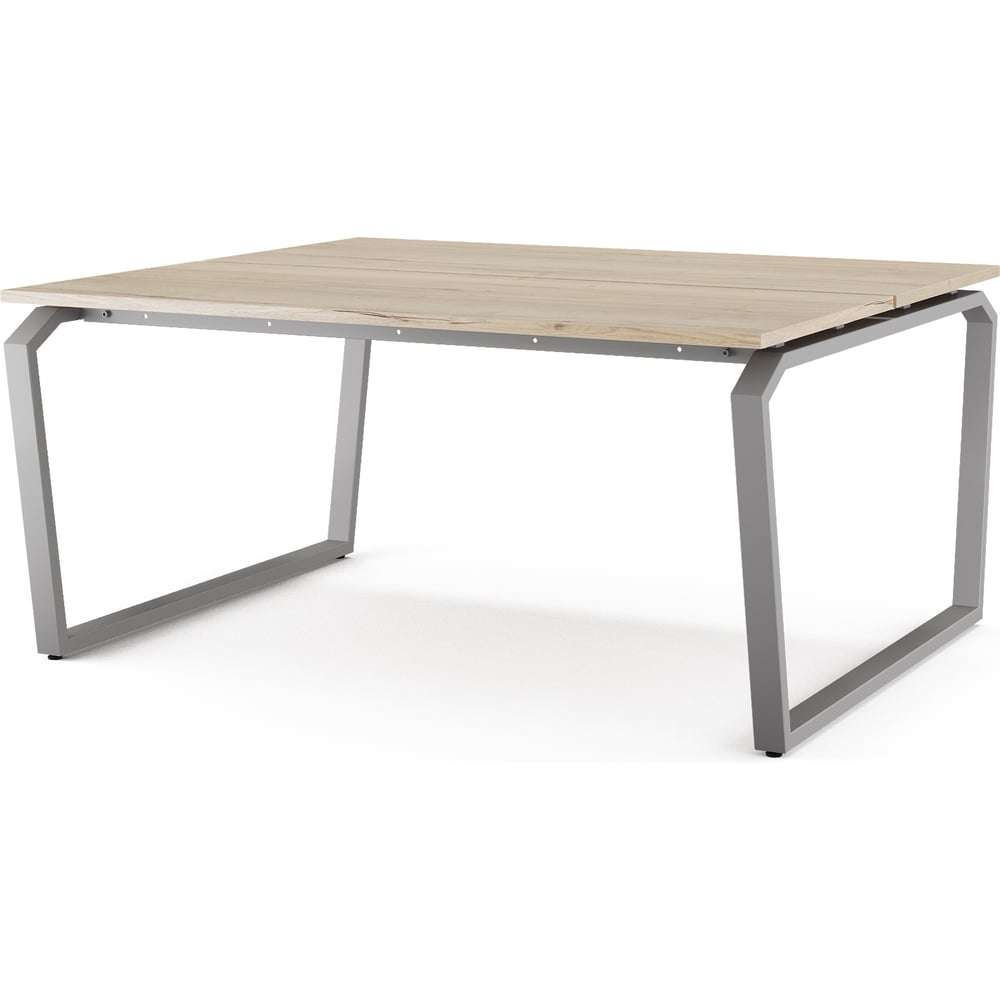 Стол офисный Kobor TB/2-180/160 aluminum/natural 218195