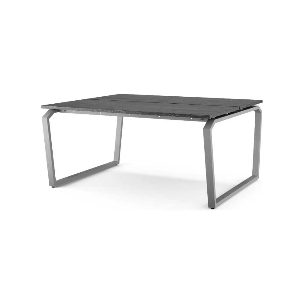 Стол офисный Kobor TB/2-180/140 aluminum/wood 218167