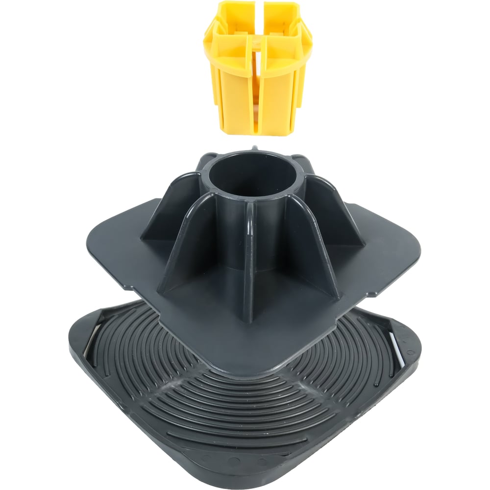 Изображение товара Опора кровельная CABLIDERTRAYS (комплект) с антивибрационным ковриком (ТЭП -50 до +50 град.) и коннектором, с защитой от ультрафиолета, ОКК-225 Изображение товара Опора кровельная CABLIDERTRAYS (комплект) с антивибрационным ковриком (ТЭП -50 до +50 град.) и коннектором, с защитой от ультрафиолета, ОКК-225