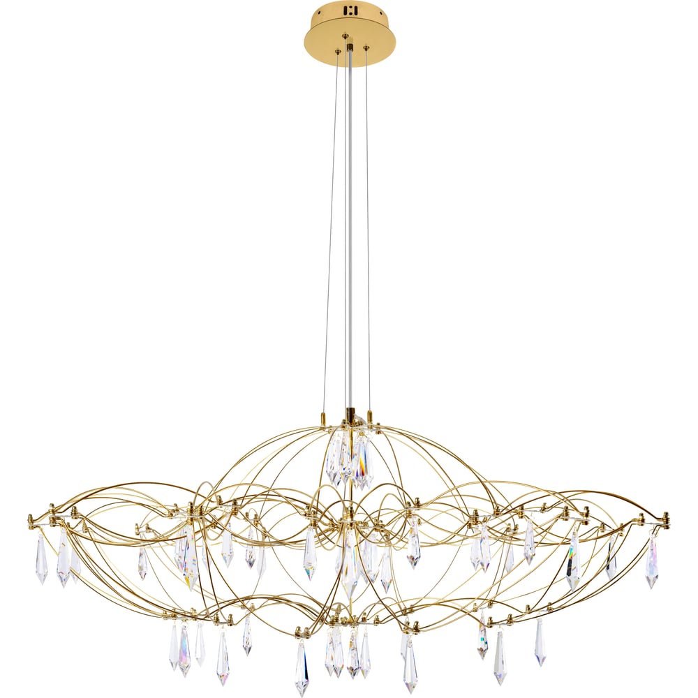 Подвесная светодиодная люстра LOFT IT Mira 10586/900 Gold Asfour