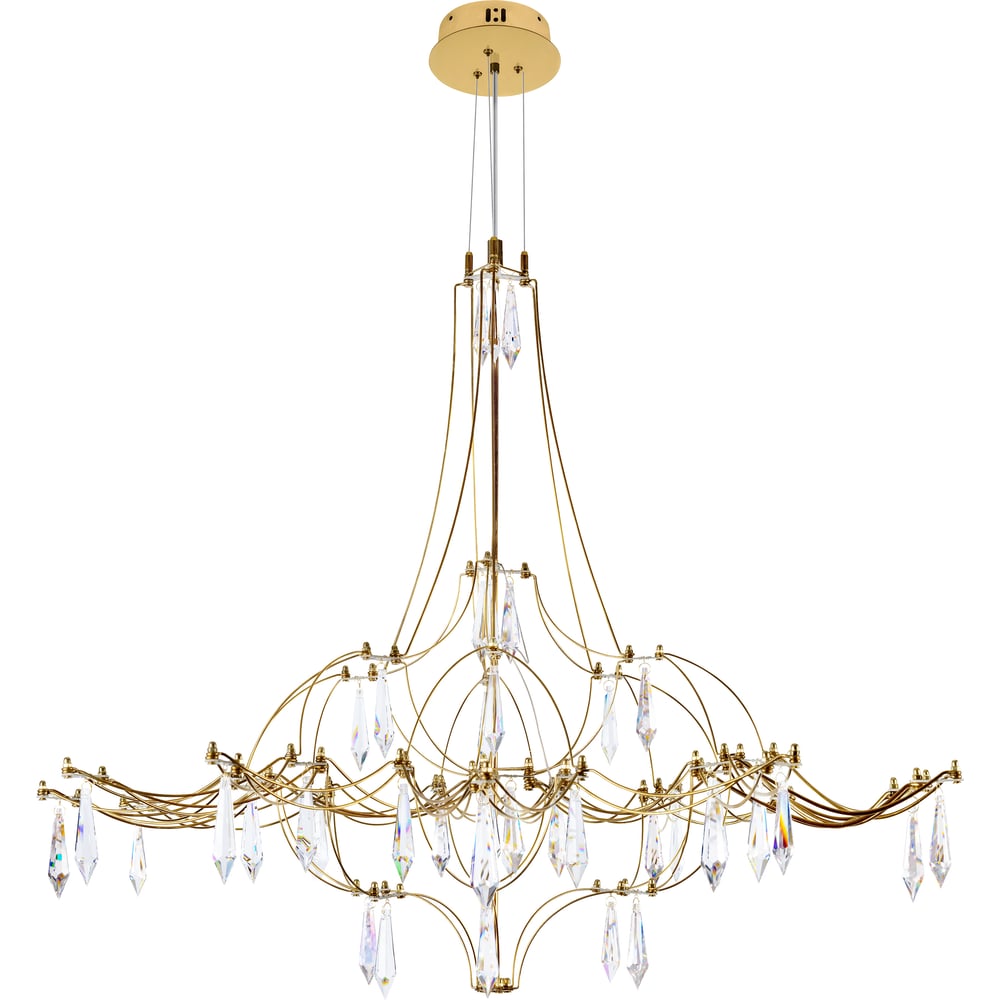 Подвесная светодиодная люстра LOFT IT Mira 10588/800 Gold Asfour