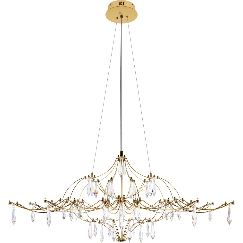 Подвесная светодиодная люстра LOFT IT Mira 10587/1000 Gold Asfour