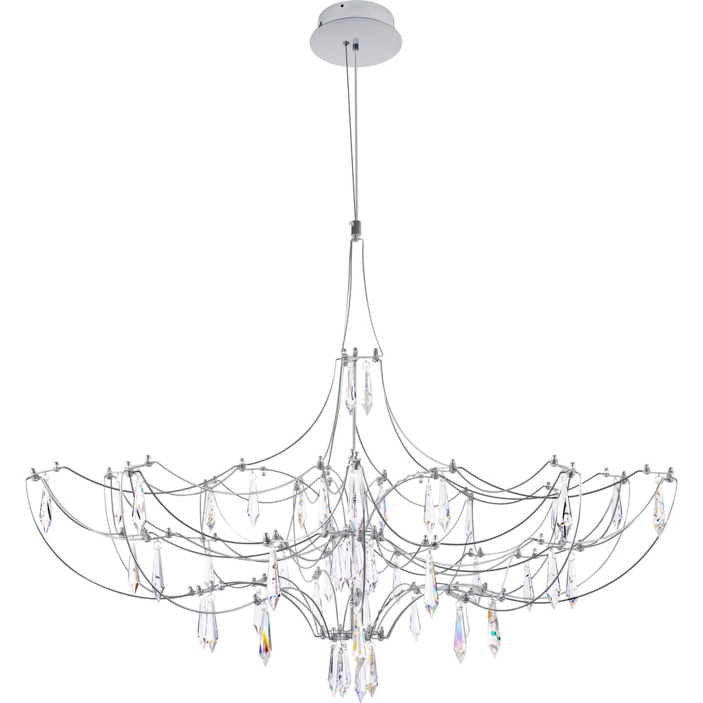 Подвесная светодиодная люстра LOFT IT Mira 10589/900 Silver Asfour