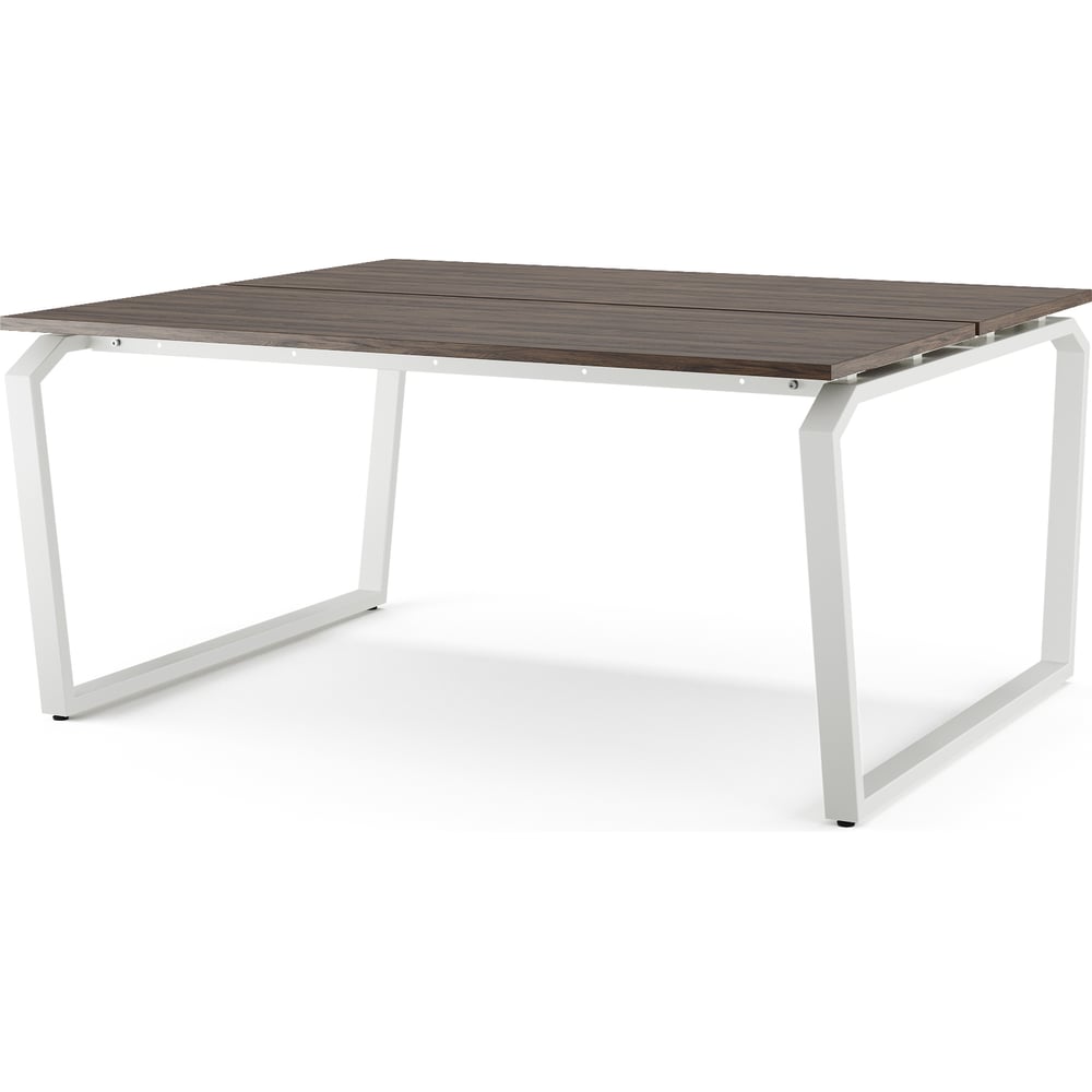 Стол офисный Kobor TB/2-180/160 white/charlston 218320