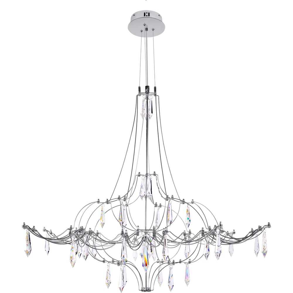 Подвесная светодиодная люстра LOFT IT Mira 10588/800 Silver Asfour