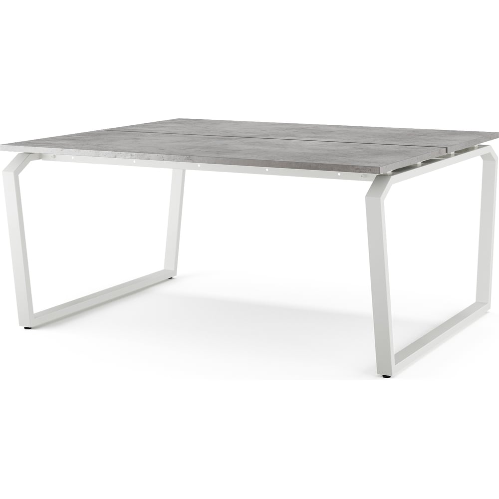 Стол офисный Kobor TB/2-180/120 white/chicago 218243